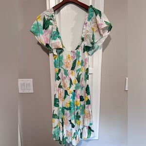 Cleobella tropical dress. Size XS
